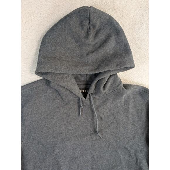 Filson Hoodie Sweatshirt Mens Small Gray Heavyweight Drawstring Kangaroo Pocket - Picture 10 of 16